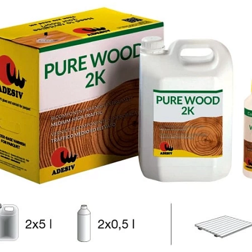 PURE WOOD 2K ПАРКЕТНЫЙ ЛАК  ADESIV
